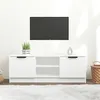 Image de vidaXL Meuble TV Blanc 102x35x36,5 cm Bois d'ingénierie811511