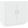 Image de vidaXL Vidaxl Buffet Blanc 80x40x75 Cm Bois D'ingénierie