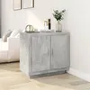 Image de vidaXL Buffet Gris béton 80x40x75 cm Bois d'ingénierie811821