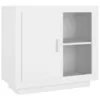 Image de vidaXL Buffet Blanc 80x40x75 cm
