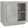 Image de vidaXL Buffet Gris bÃ©ton 80x40x75 cm