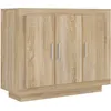Image de vidaXL Vidaxl Buffet Chêne Sonoma 92x35x75 Cm Bois D'ingénierie
