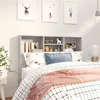 Image de vidaXL Armoire de tête de lit Gris béton 120x19x103,5 cm811857