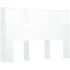 Image de vidaXL Vidaxl Armoire De Tête De Lit Blanc 160x19x103,5 Cm