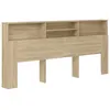 Image de Vidaxl Armoire De TÃªte De Lit ChÃªne Sonoma 220x19x103,5 Cm