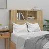 Image de vidaXL Armoire de tête de lit Chêne sonoma 100x18,5x104,5 cm811910