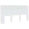 Image de vidaXL Armoire de tÃªte de lit Blanc 200x18,5x104,5 cm