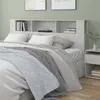 Image de vidaXL Armoire de tête de lit Gris béton 200x18,5x104,5 cm811956