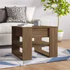 Image de vidaXL Table basse Chêne marron 55,5x55x45 cm Bois d'ingénierie816933