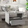 Image de vidaXL Table basse sonoma gris 55x55x40 cm bois d'ingénierie