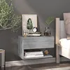 Image de vidaXL Table de chevet murale Sonoma gris816948
