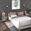 Image de vidaXL Tables de chevet murales 2 pcs Sonoma gris816949