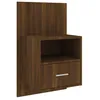Image de vidaXL Table de chevet murale ChÃªne marron Bois d'ingÃ©nierie
