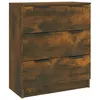 Image de vidaXL Buffet ChÃªne fumÃ© 60x30x70 cm Bois d'ingÃ©nierie
