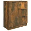 Image de vidaXL Buffet ChÃªne fumÃ© 60x30x70 cm Bois d'ingÃ©nierie