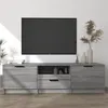 Image de vidaXL Meuble TV Sonoma gris 140x35x40 cm Bois d'ingénierie817112