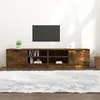 Image de vidaXL Meubles TV 2 pcs Chêne fumé 80x35x36,5 cm Bois d'ingénierie817118