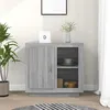 Image de vidaXL Buffet Sonoma gris 80x40x75 cm