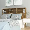 Image de vidaXL Armoire de tête de lit Chêne fumé 160x19x103,5 cm817252