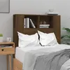 Image de vidaXL Armoire de tête de lit Chêne marron 100x18,5x104,5 cm