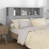 Image de vidaXL Armoire de tête de lit Sonoma gris 140x18,5x104,5 cm817271