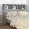 Image de vidaXL Armoire de tête de lit Sonoma gris 160x18,5x104,5 cm817274