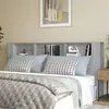 Image de vidaXL Armoire de tête de lit Sonoma gris 220x18,5x104,5 cm
