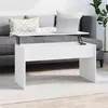 Image de vidaXL Table basse Blanc 102x50,5x52,5 cm Bois d'ingénierie