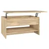 Image de vidaXL Table basse ChÃªne sonoma 80x50x40 cm Bois d'ingÃ©nierie