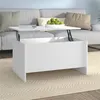Image de vidaXL Table basse blanc 80x55,5x41,5 cm bois d'ingénierie