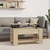 Image de vidaXL Table basse chêne sonoma 101x49x52 cm bois d'ingénierie809704