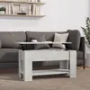 Image de vidaXL Table basse gris béton 101x49x52 cm bois d'ingénierie809705