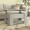 Image de vidaXL Table basse gris béton 79x49x41 cm bois d'ingénierie809714
