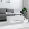 Image de vidaXL Table basse Blanc 102x50,5x46,5 cm Bois d'ingénierie809719