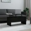 Image de vidaXL Table basse noir 102x50,5x46,5 cm bois d'ingénierie809720