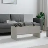 Image de vidaXL Table basse gris béton 102x50,5x46,5 cm bois d'ingénierie