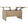 Image de vidaXL Vidaxl Table Basse Chêne Sonoma 80x50x42,5 Cm Bois D'ingénierie