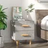 Image de vidaXL Table de chevet Gris béton 40x35x47,5 cm811978