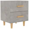 Image de vidaXL Table de chevet Gris bÃ©ton 40x35x47,5 cm