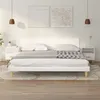 Image de vidaXL Tables de chevet 2 pcs Blanc 40x35x47 cm812007