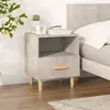 Image de vidaXL Table de chevet Gris béton 40x35x47 cm