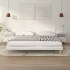 Image de vidaXL Tables de chevet 2 pcs blanc brillant 40x35x47 cm812019
