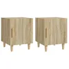 Image de vidaXL Tables de chevet 2 pcs ChÃªne Sonoma Bois d'ingÃ©nierie