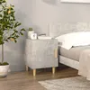 Image de vidaXL Table de chevet Gris béton Bois d'ingénierie812050