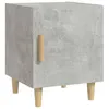 Image de vidaXL Table de chevet Gris bÃ©ton Bois d'ingÃ©nierie