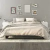 Image de vidaXL Tables de chevet 2 pcs Blanc Bois d'ingénierie812061