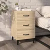 Image de vidaXL Table de chevet ChÃªne sonoma 40x40x66 cm Bois d'ingÃ©nierie
