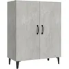 Image de vidaXL Vidaxl Buffet Gris Béton 70x34x90 Cm Bois D'ingénierie