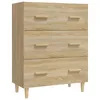 Image de vidaXL Buffet ChÃªne sonoma 70x34x90 cm Bois d'ingÃ©nierie