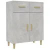 Image de vidaXL Buffet Gris bÃ©ton 69,5x34x89 cm Bois d'ingÃ©nierie
